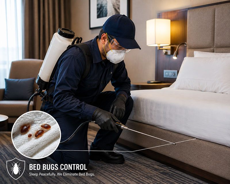 Fast bed bugs control response in a Dubai home