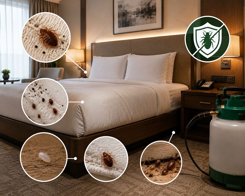 Bed bugs control treatment for mattresses and furniture in Dubai