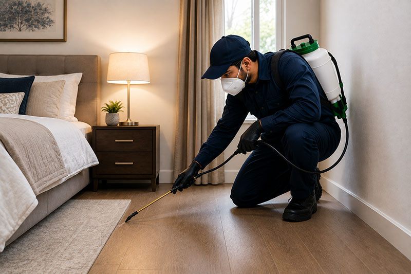 Fast pest control response at a Dubai property