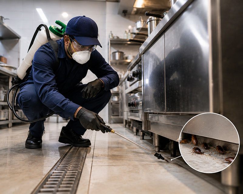 Cockroach control in Bur Dubai