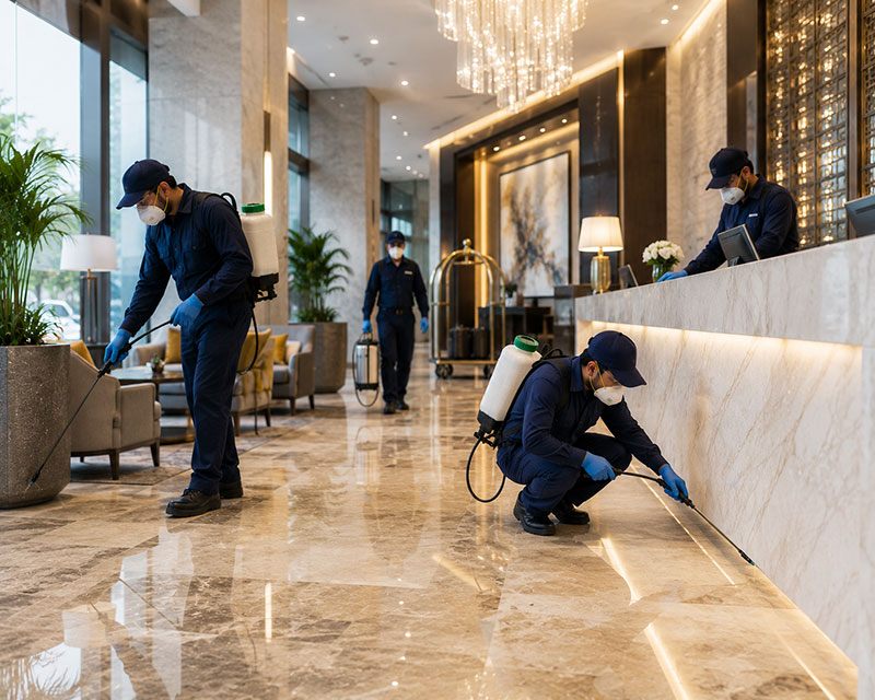 Hotel pest control documentation and reporting in Dubai