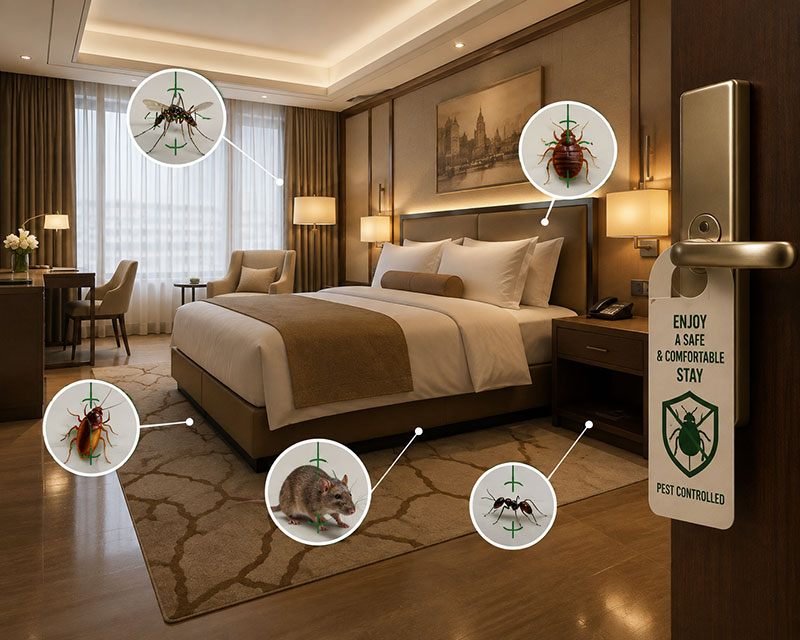 Hotel pest control service for hospitality properties in Dubai
