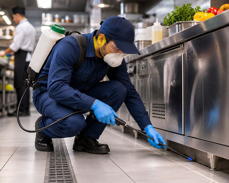 After-hours restaurant pest control service in Dubai