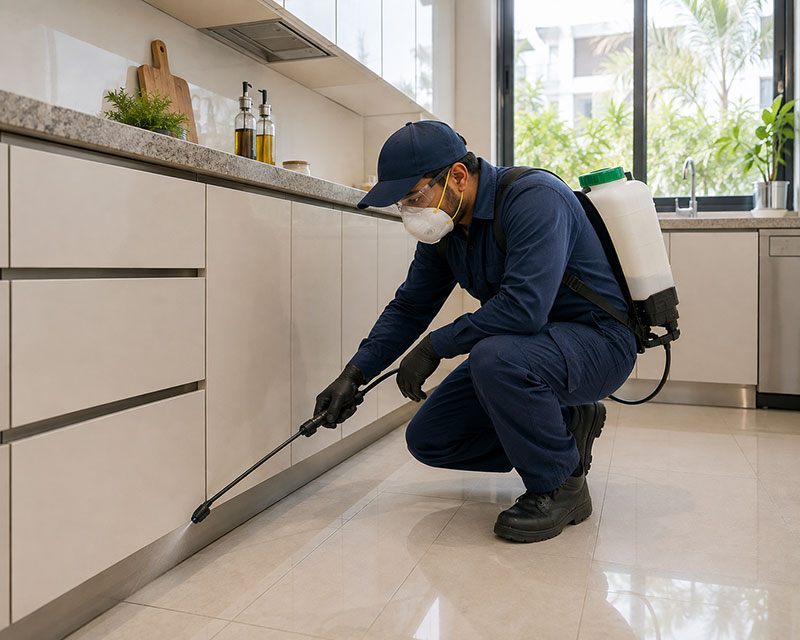 Booking a normal pest control treatment in Dubai