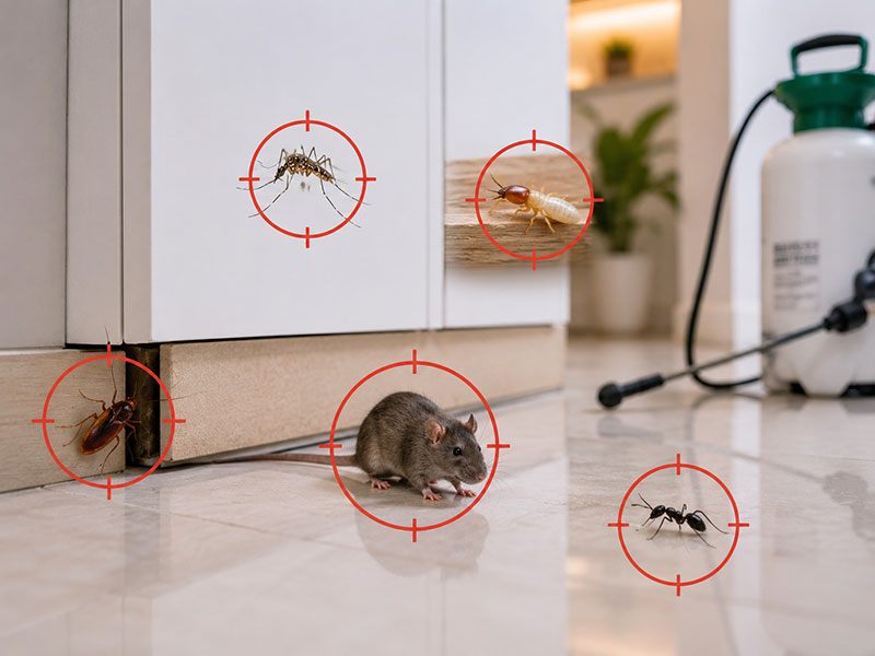 Normal pest control general treatment in Dubai