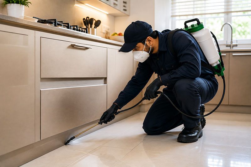 CG Pest Control Dubai technician carrying out fly control in Dubai