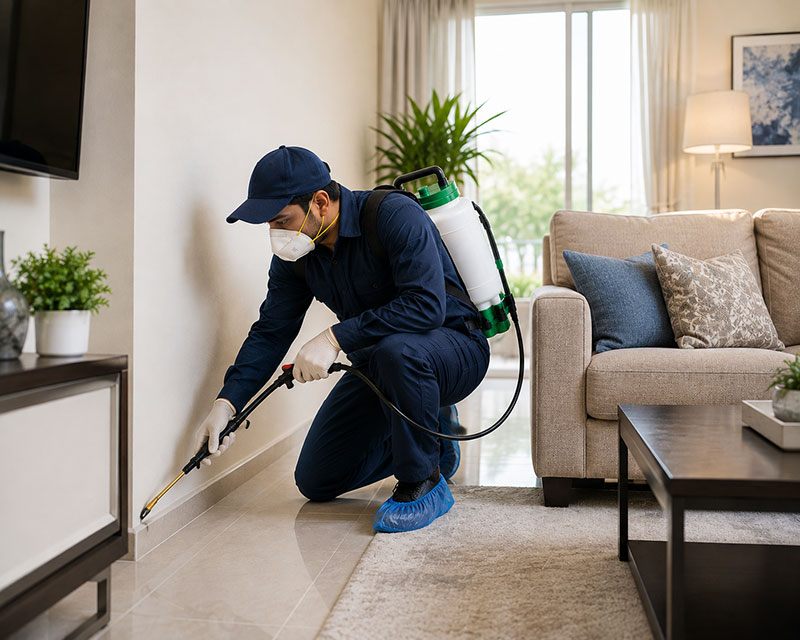 Preparing a Dubai home before flea and tick treatment