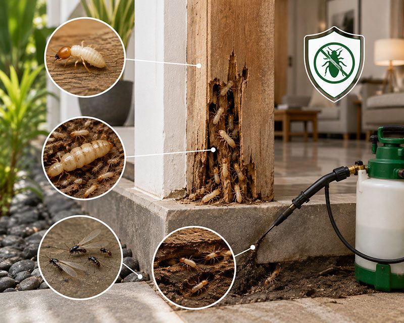 Termite control and anti-termite treatment in Dubai